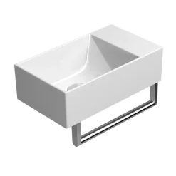 Malja-allas Interia Kube X 40x23cm, tasainen pohja, ei hanareikää, vasen/oikea