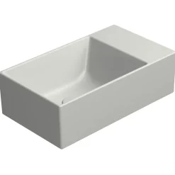 Malja-allas Interia Kube X 40x23cm, tasainen pohja, ei hanareikää, vasen/oikea