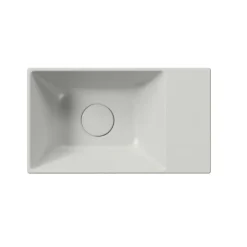 Malja-allas Interia Kube X 40x23cm, tasainen pohja, ei hanareikää, vasen/oikea