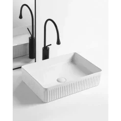 Malja-allas Interia Picobello 500x340 mm, valkoinen