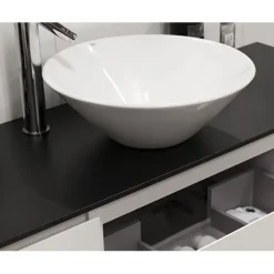 Malja-allas Noro Loop Ø 435x145 mm posliini