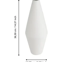 Maljakko Eglo Living Mitane, 36.5cm, valkoinen