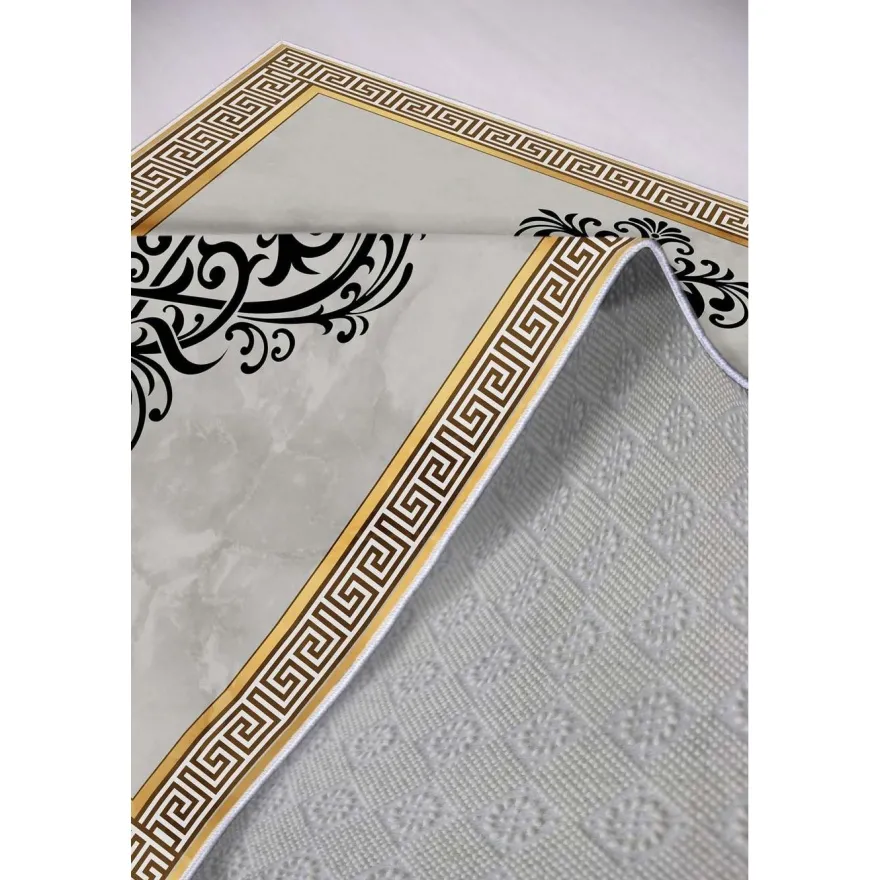 Matto Linento HMNT595, 60x100cm, harmaa/beige