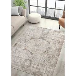 Matto Linento Paradise M0131 beige/sininen, eri kokoja