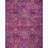 Matto Linento Vintage kukka, 160x230cm, violetti