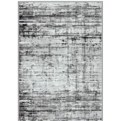 Matto Linento Wookece319, 100x150cm, valkoinen/harmaa