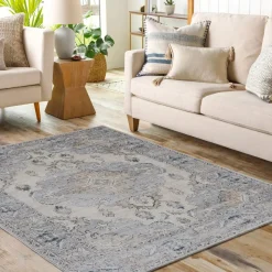 Matto Linento Woopamuk179, 160x230cm, beige/sininen