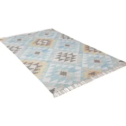 Matto Tom Tailor Vintage Check Kelim, turkoosi, eri kokoja