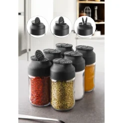 Maustepurkkisetti (6 osaa) Linento Spice, monivärinen