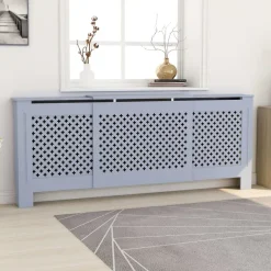 Mdf lämpöpatterin suoja harmaa 205 cm