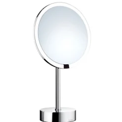 Meikkipeili Smedbo Outline Sensor FK488EP, Ø215mm, akkukäyttöisellä valolla, 7-kertainen suurennos