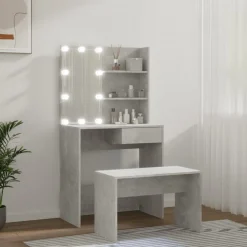 Meikkipöytäsarja, LED-valoilla, eri värejä ja kokoja (15600)