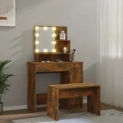 Meikkipöytäsarja, LED-valoilla, eri värejä ja kokoja (15600)