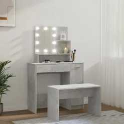 Meikkipöytäsarja, LED-valoilla, eri värejä ja kokoja (15600)