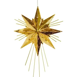 Metallitähti Star Trading Mini Luxe, 36cm, messinki