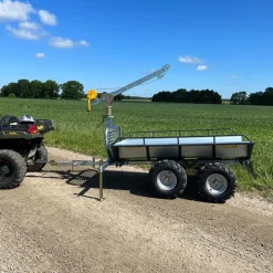 Metsäkärry ATV Kellfri, nostimella ja lavalla