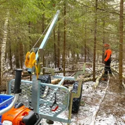 Metsäkärry ATV Kellfri, nostimella ja lavalla