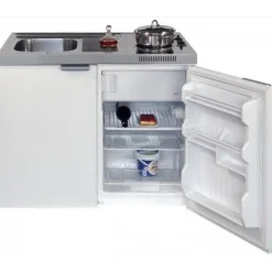 Minikeittiö MKZ100, leveys 100cm, kaasuliedellä