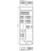 Mittauskeskus uppo/pinta FE UTU Boxer 3848P63 YVP 2T V 63A IP30