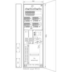 Mittauskeskus uppo/pinta FE UTU IT-Boxer 3836J2T/1600 V 63A