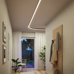 Modulaarinen LED-profiilivalaisin Paulmann Linion Light Channel Zigbee kaareva 24V 2x6.5W 3000K