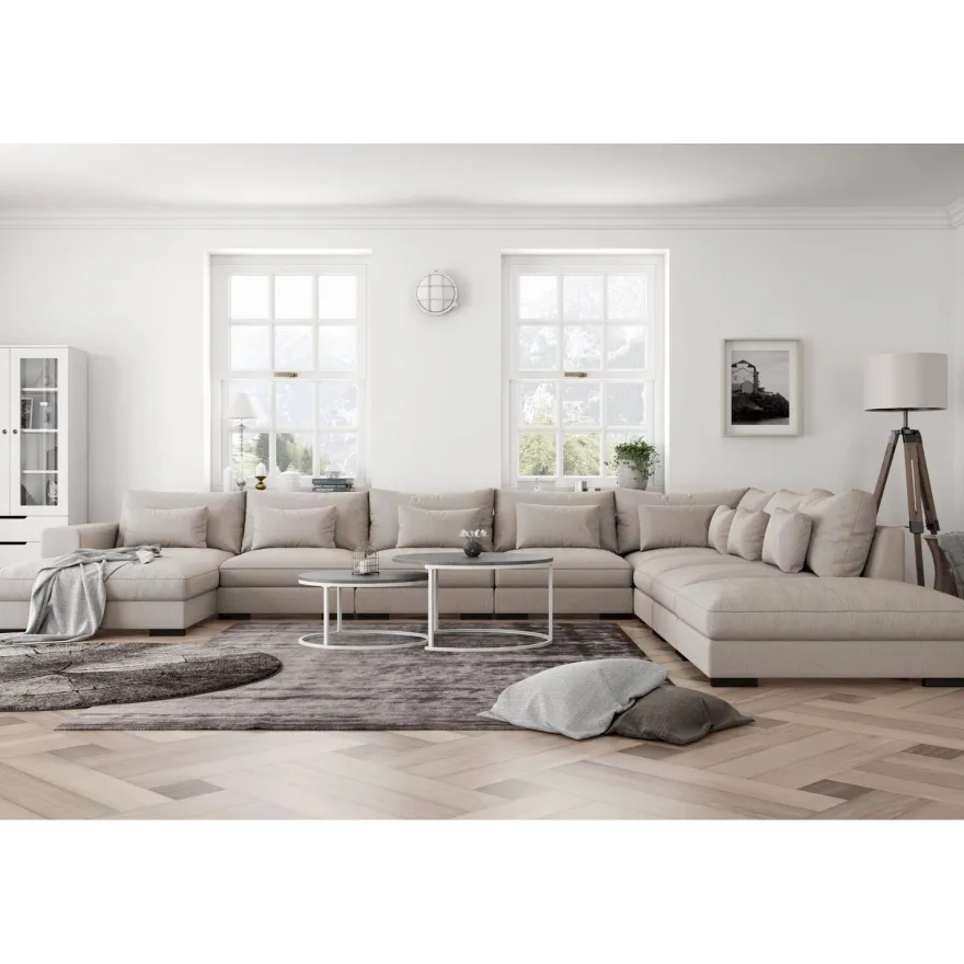 Moduulisohva Dubai, Large, divaanilla, vasen, eri värivaihtoehtoja (UBLDV)