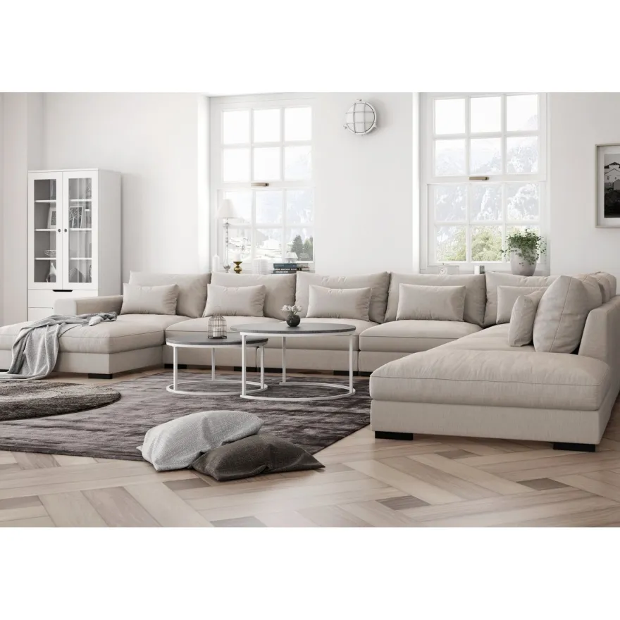 Moduulisohva Dubai, Large, divaanilla, vasen, eri värivaihtoehtoja (UBLDV)
