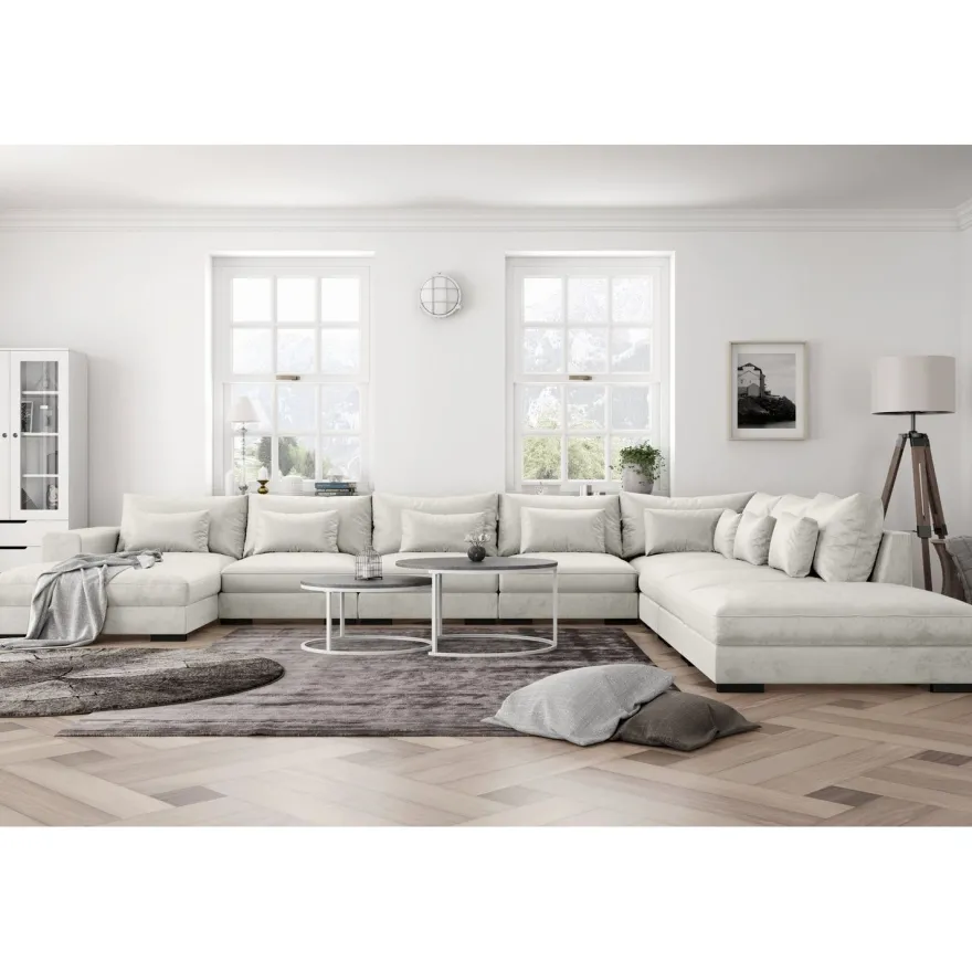 Moduulisohva Dubai, Large, divaanilla, vasen, eri värivaihtoehtoja (UBLDV)