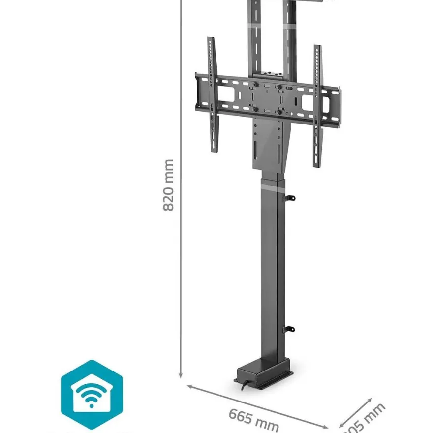 Moottoroitu TV-hissiteline Nedis TVSM5840BK 37-80"