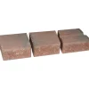 Muurikivi Rudus Muurikko kaarrekivet, 235x235x100mm, sileä, punamusta