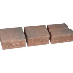 Muurikivi Rudus Muurikko kaarrekivet, 235x235x100mm, sileä, punamusta