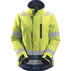 Naisten huomiotalvitakki Snickers Workwear 1137, keltainen