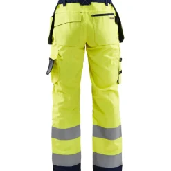 Naisten riipputaskuhousut Blåkläder 7156 Highvis, huomiokeltainen/sininen