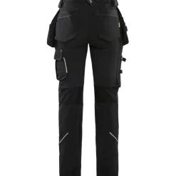 Naisten riipputaskuhousut Blåkläder 7198 Stretch, musta