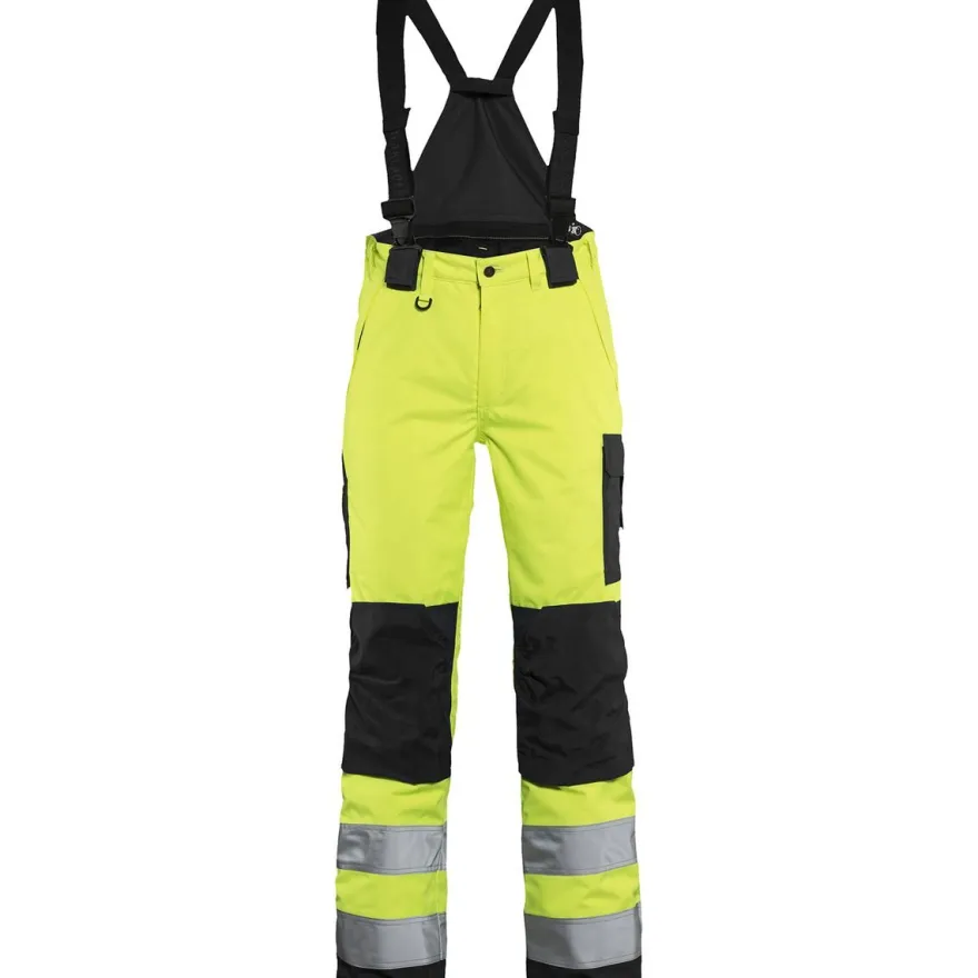 Naisten talvihousut Blåkläder 7885 Highvis, huomiokeltainen/musta