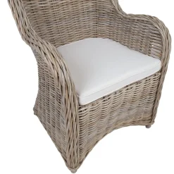 Nojatuoli Home4You Katalina 62x62x83cm, luonnonrottinki