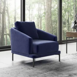 Nojatuoli Linento Furniture Jade, sininen