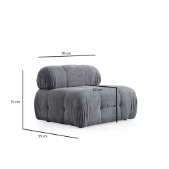 Nojatuoli Linento Furniture Petite, ilman tyynyä, eri värejä