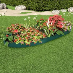 Nurmikonreunukset 10 kpl 65x15 cm PP vihreä