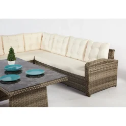 Oleskeluryhmä Linento Garden Lagodya, 8-istuttava, beige
