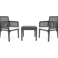 Oleskelusetti Linento Garden Lizbon Balcony, antrasiitti