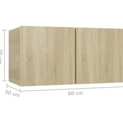 Olohuoneen seinäkaappisarja, 6- tai 7-osainen, eri värejä ja kokoja (06904)