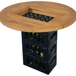 Olutkori pöytälevy tiikki 70 cm