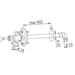 Oras vesipostiventtiili DN 15-450 431415