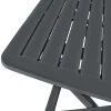 3-osainen kokoontaittuva bistrosarja muovi antrasiitti