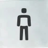 Ovikyltti miesten WC Bemeta Home, neliskulmainen, matta