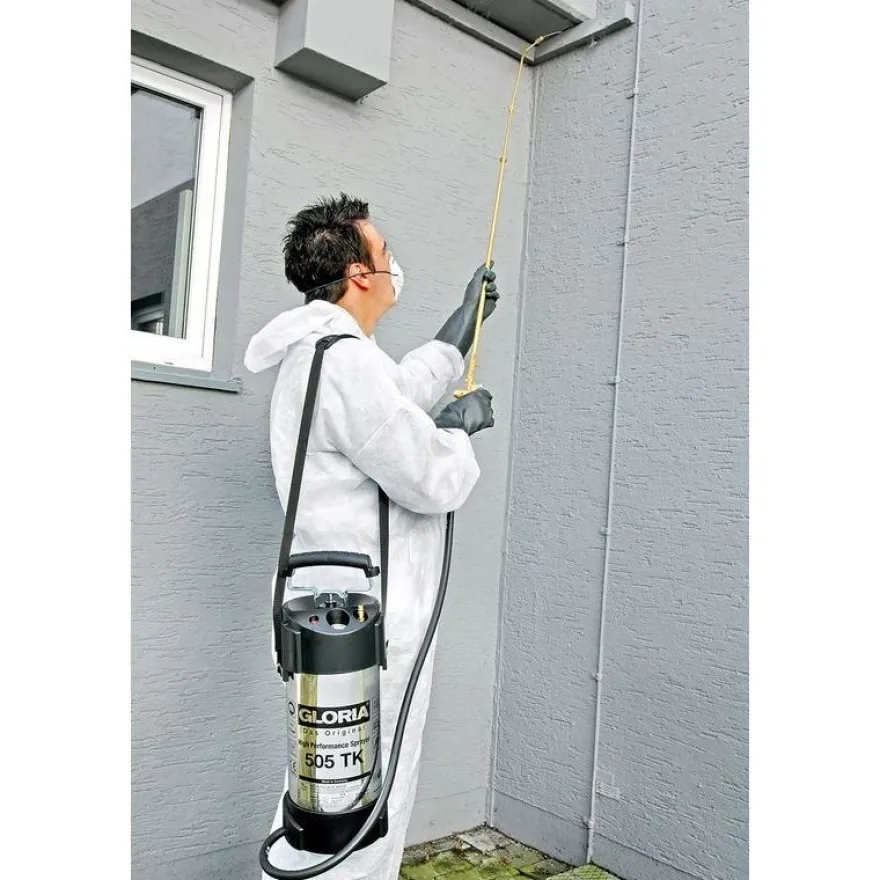 Paineruisku Gloria 505 TK Profiline, 5L, öljyn-/liuottimienkestävä, rosterisäiliöllä