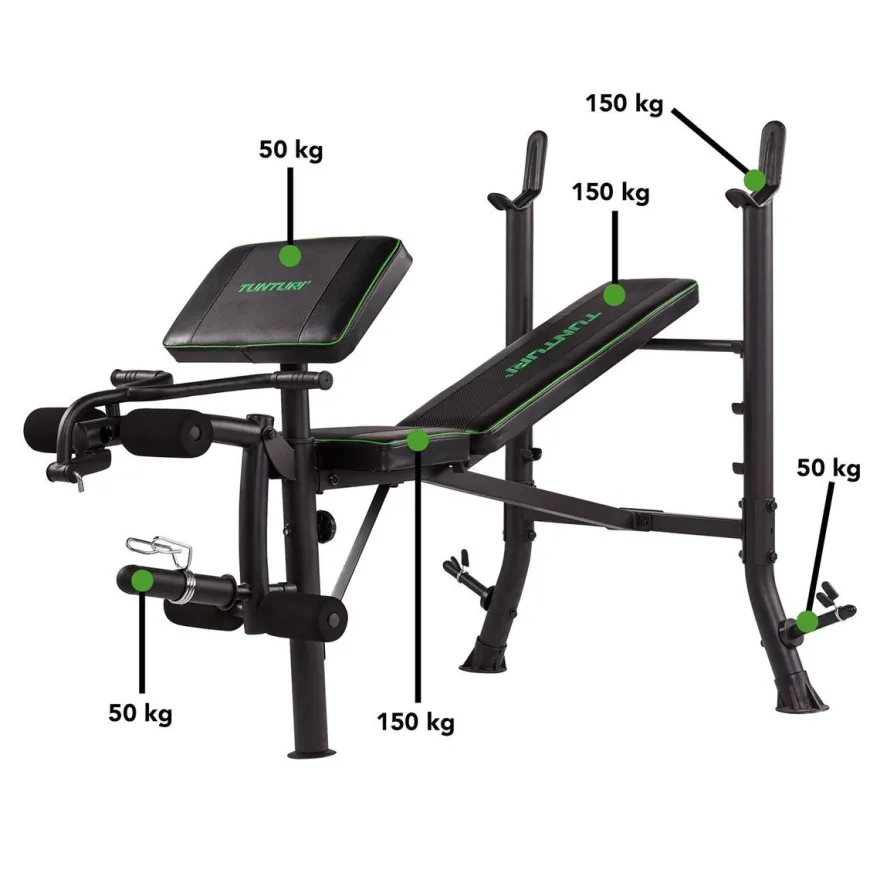 Painonnostopenkki Tunturi WB40 Compact Width, min.165cm tangolle