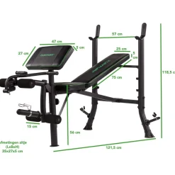 Painonnostopenkki Tunturi WB40 Compact Width, min.165cm tangolle