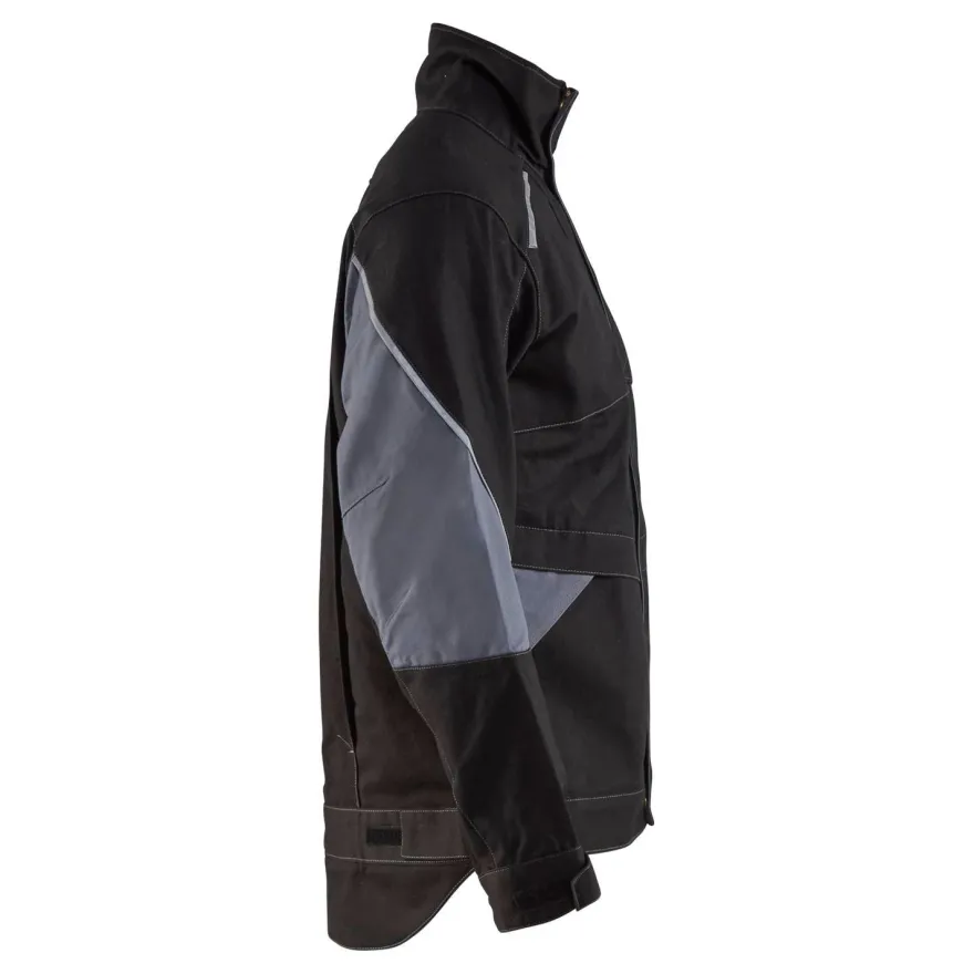 Palosuojattu takki Blåkläder 4061, musta/harmaa